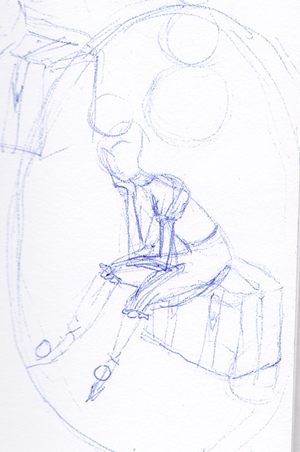 initial rough sketch